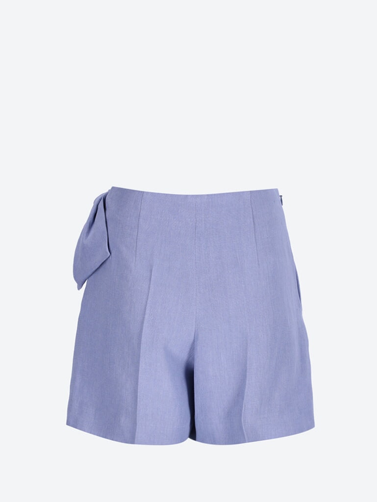 Linen mini shorts 3