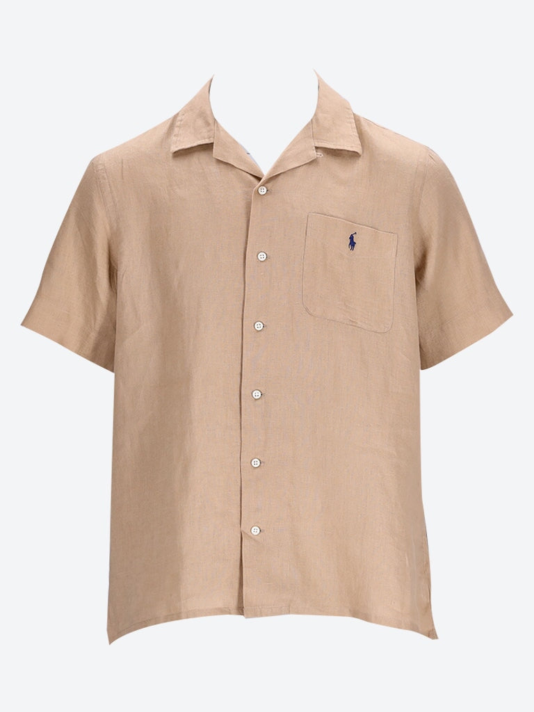 Linen short sleeve sport shirt 1