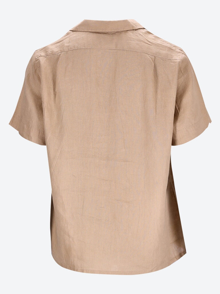 Linen short sleeve sport shirt 2