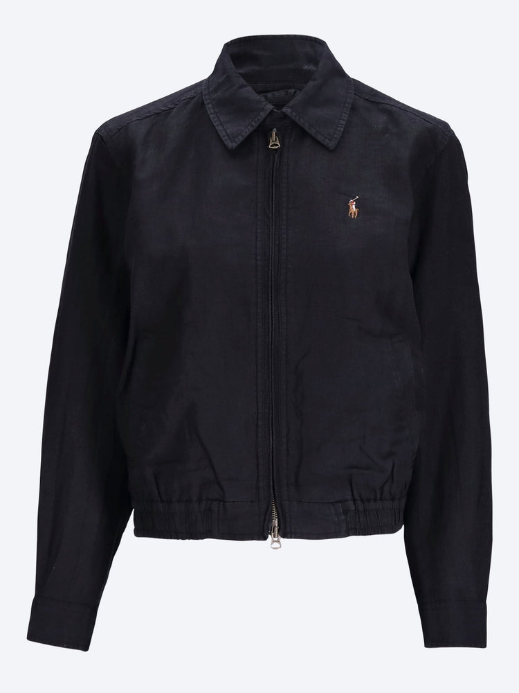 Linen windbreaker jacket 1