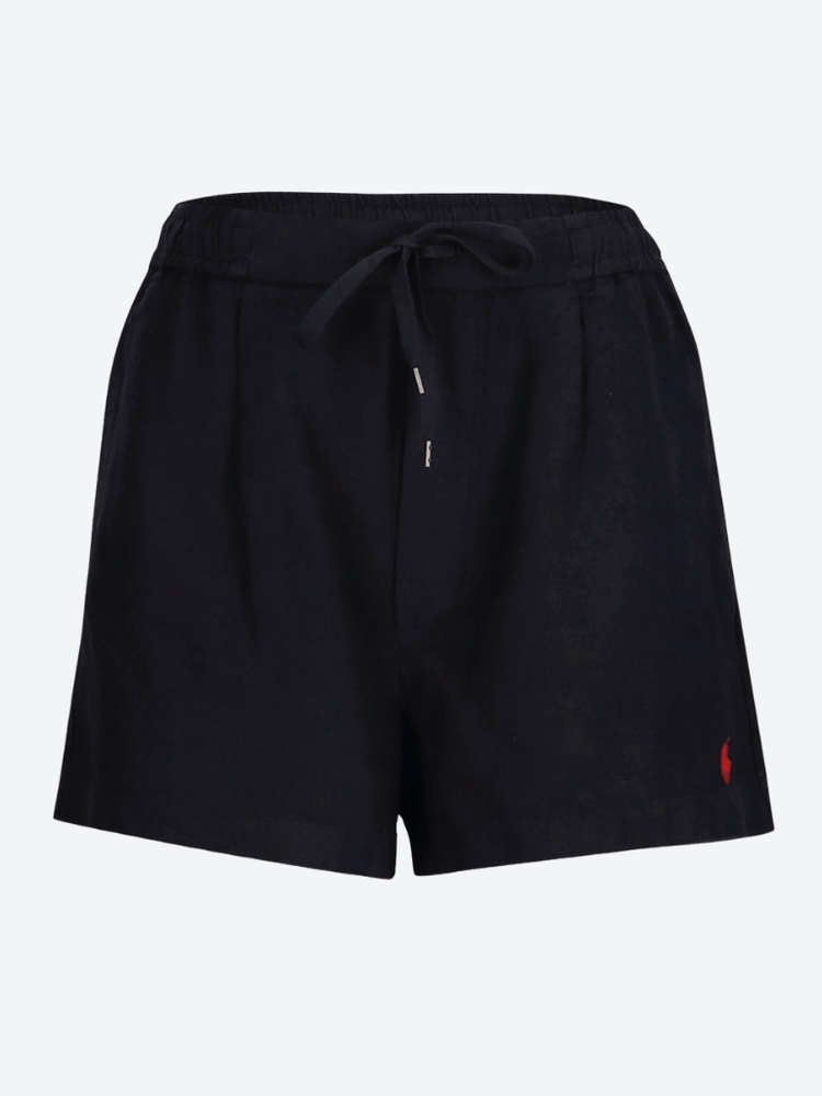 Linen woven shorts 1