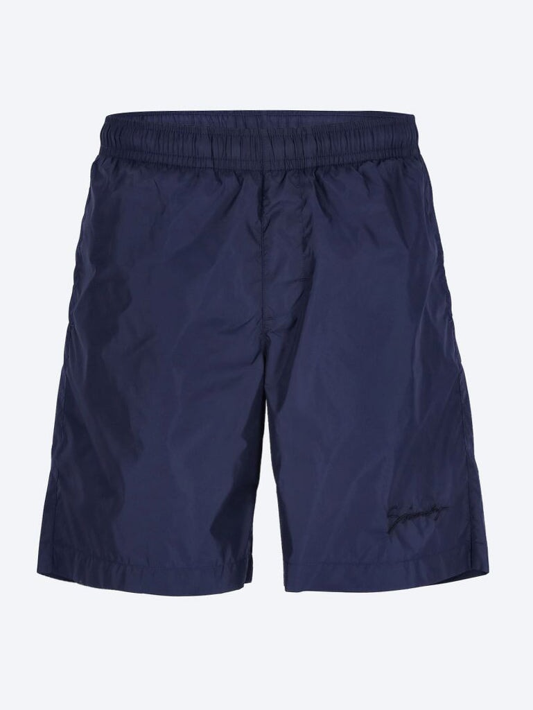 Logo embroidery swimshorts 1