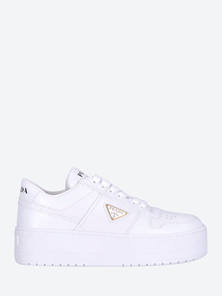 Logo leather sneakers