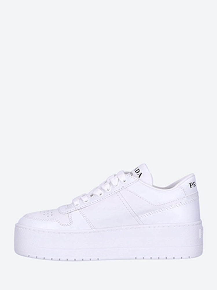 Logo leather sneakers 4