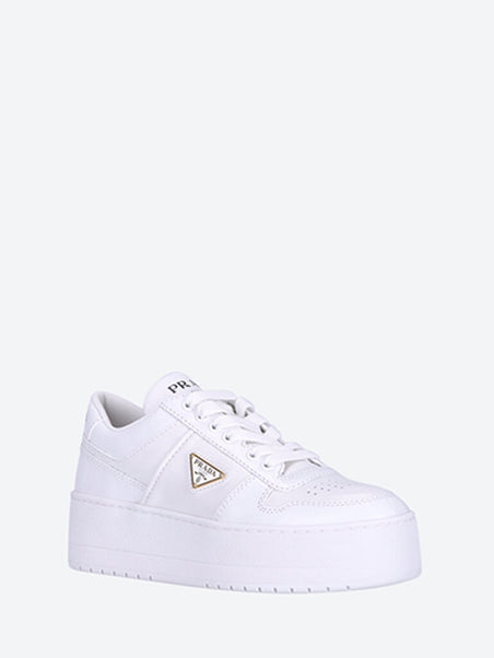 Logo leather sneakers