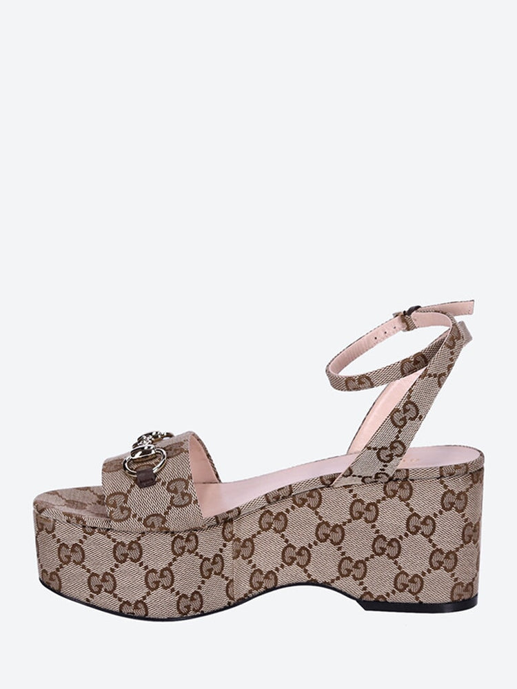 Logo platform sandals 4