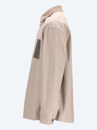 Logo pocket overshirt