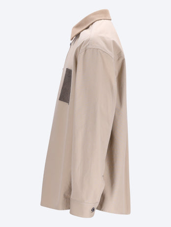 Logo pocket overshirt