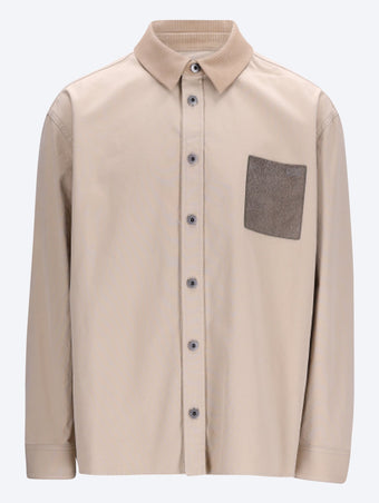 Logo pocket overshirt