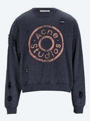 Logo print distressed sweatshirt ref: