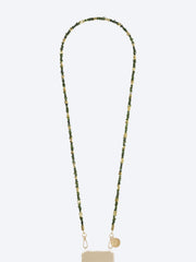Long liviya khaki pearl chain 120cm ref: