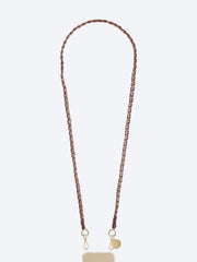 Long lou burgundy and gold chain 120cm ref: