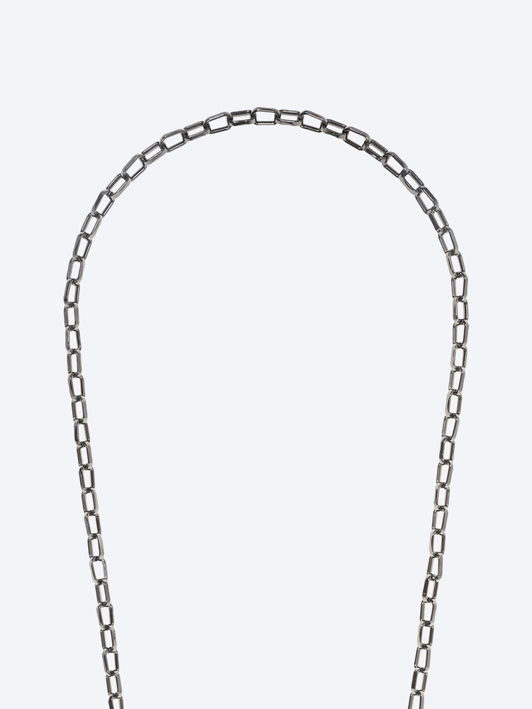 Long petra black chain 120cm 2