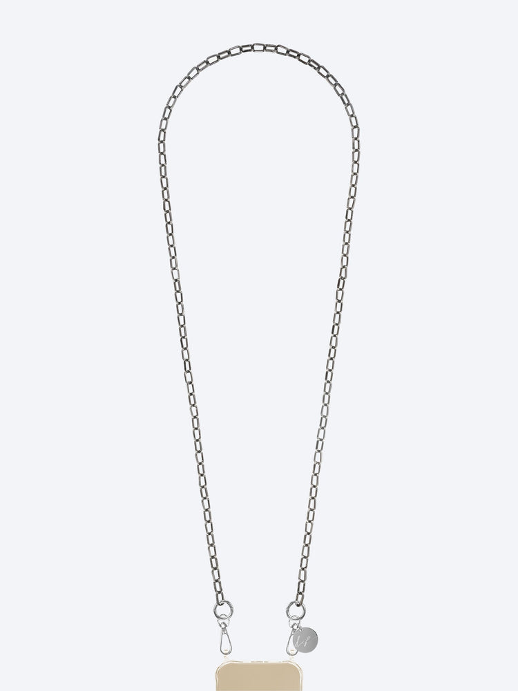 Long petra black chain 120cm 1