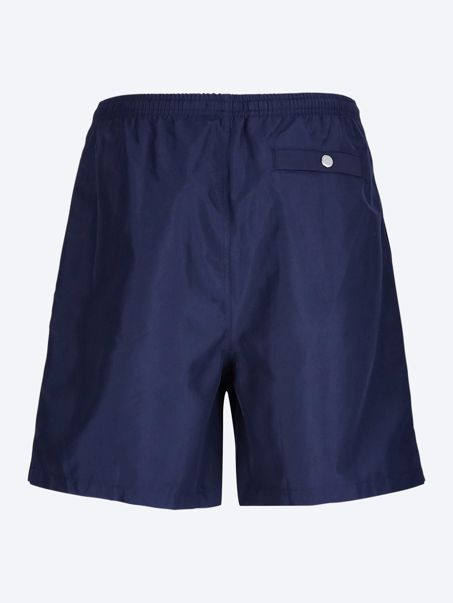 Long plain swim shorts 3