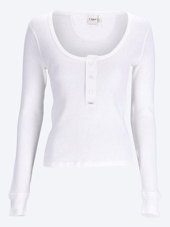 Long sleeve cotton top