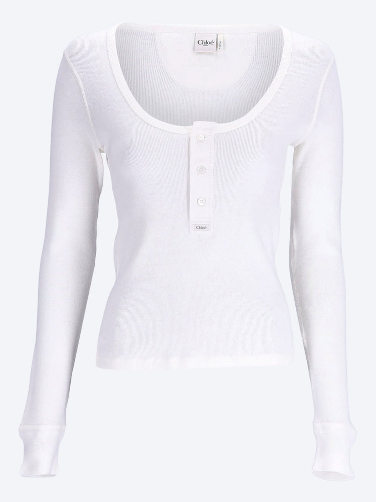 Long sleeve cotton top 1