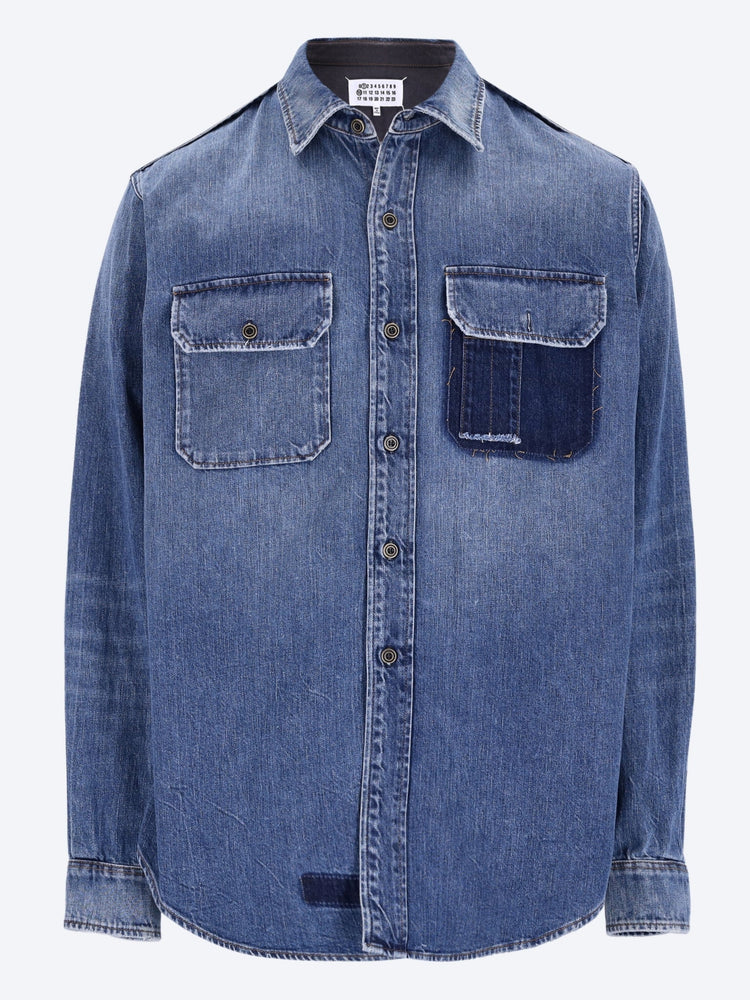 Chemise en jean à manches longues 1