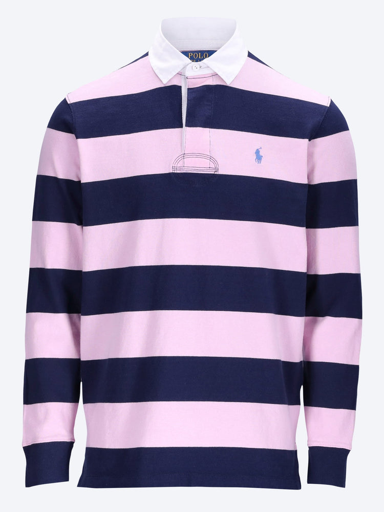 Long sleeve rugby polo shirt 1
