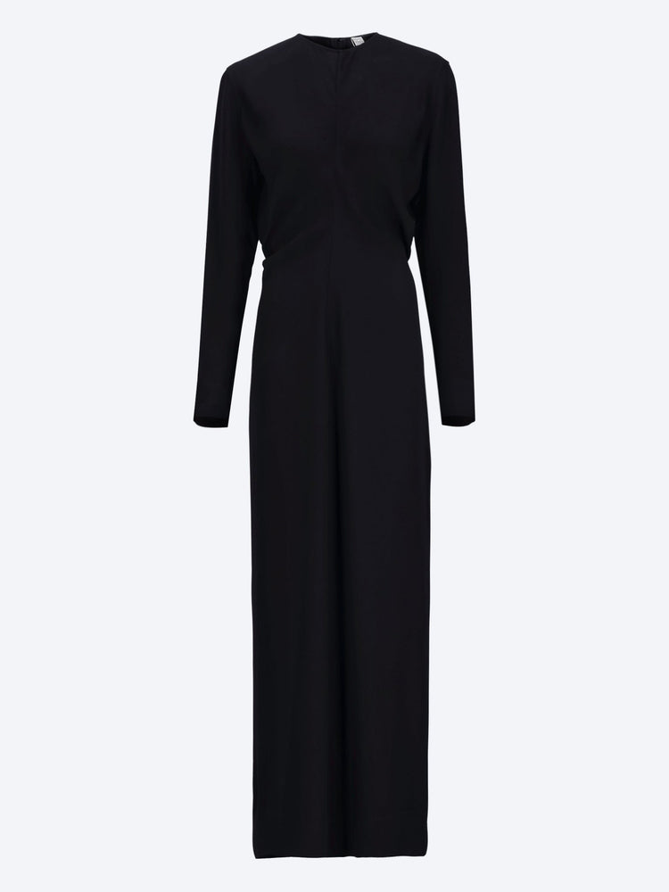 Long-sleeve slouch waist dress 1