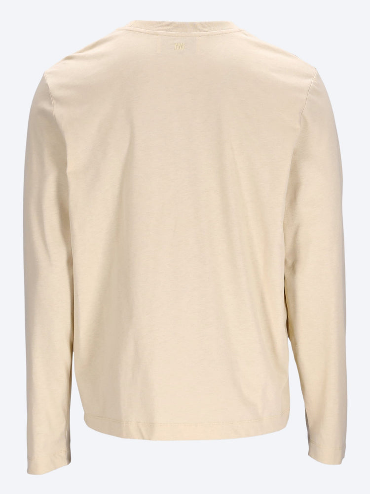 Long sleeves t-shirt with contrasted ami de coeur 3