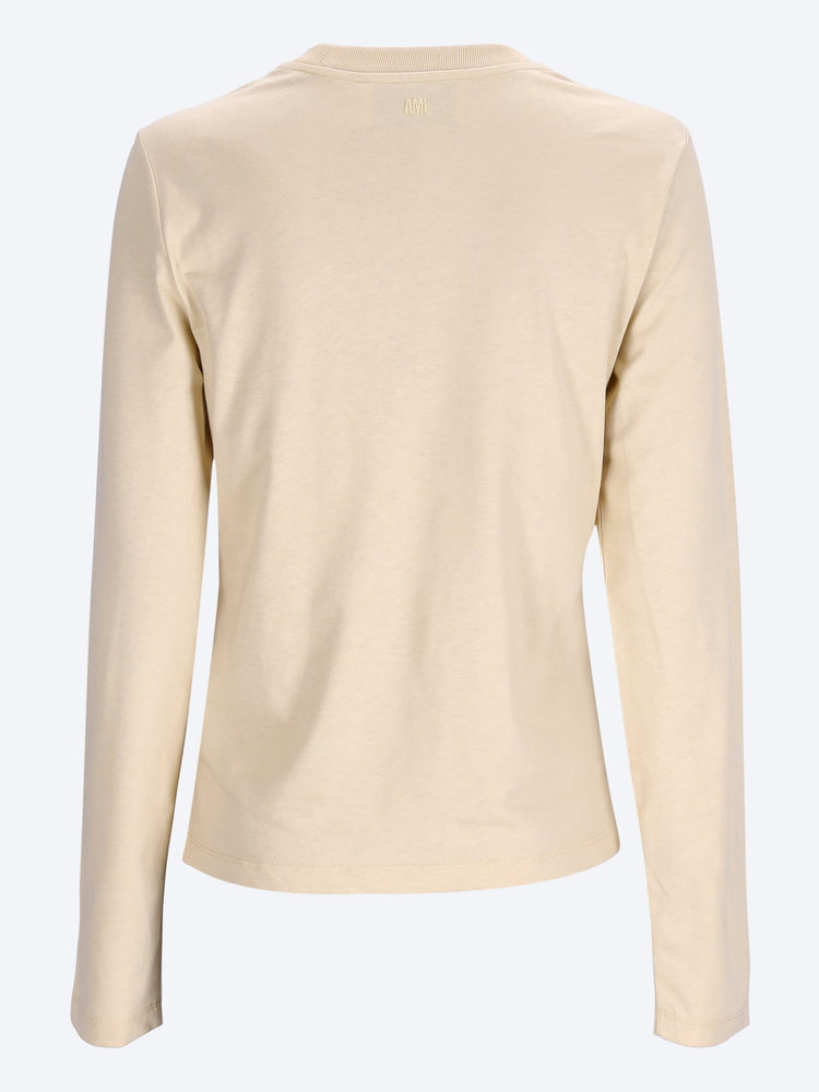 Long sleeves t-shirt with contrasted ami de coeur 3