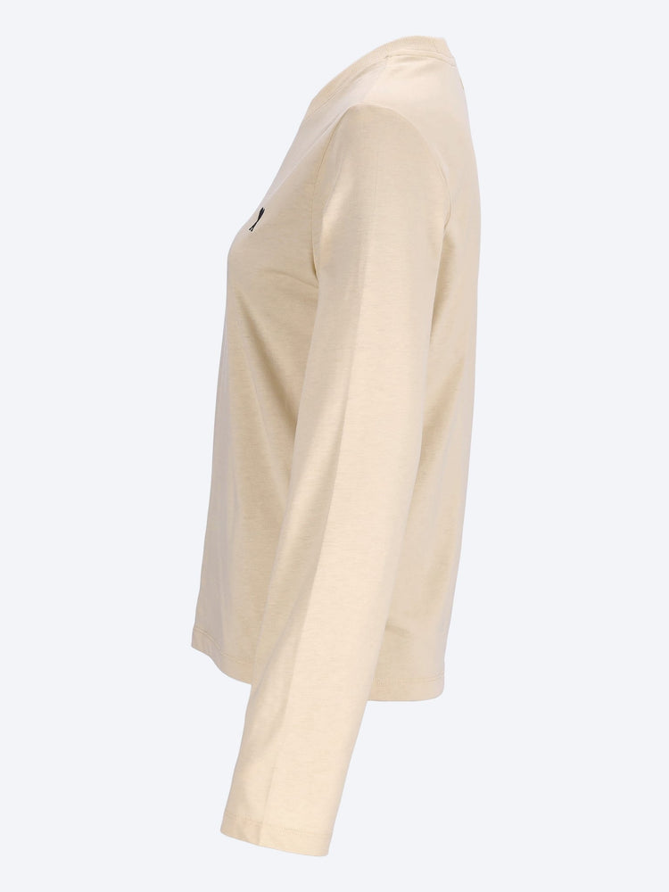 Long sleeves t-shirt with contrasted ami de coeur 2