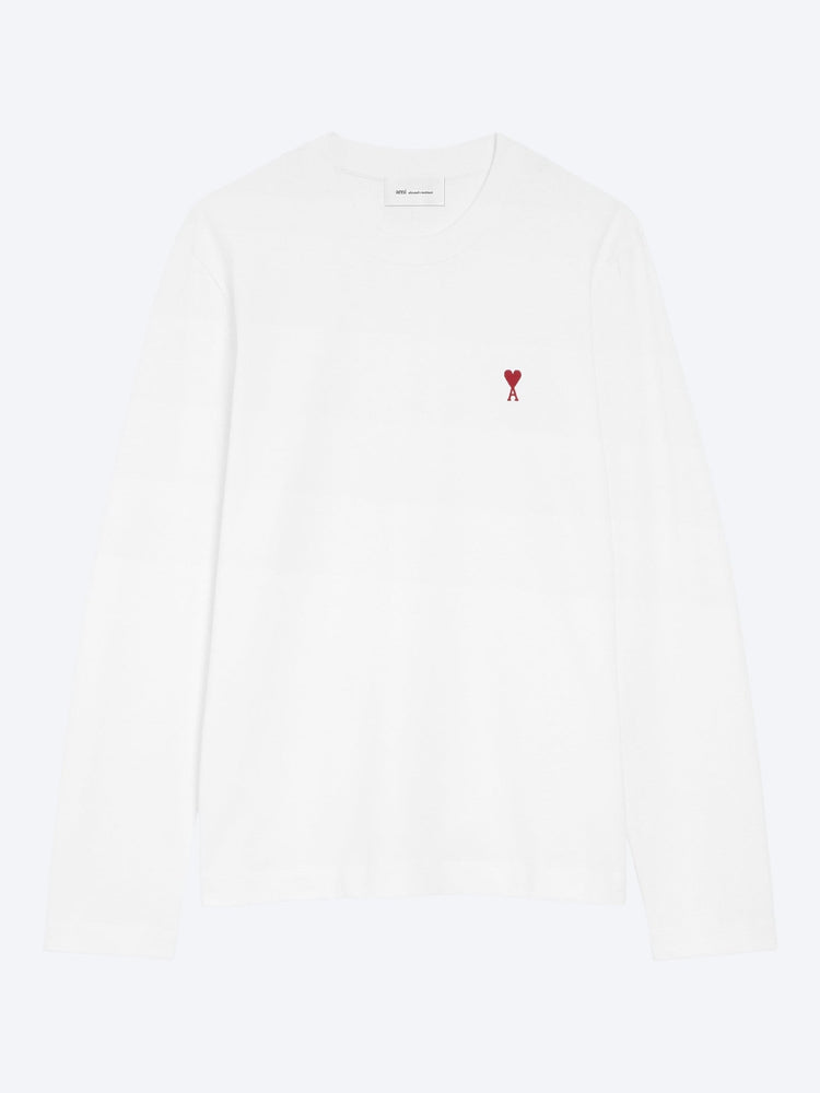 T-shirt rouge à manches longues ami de coeur 1
