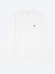T-shirt rouge à manches longues ami de coeur ref:
