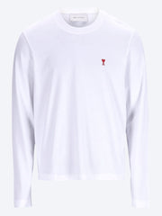 T-shirt rouge à manches longues ami de coeur ref: