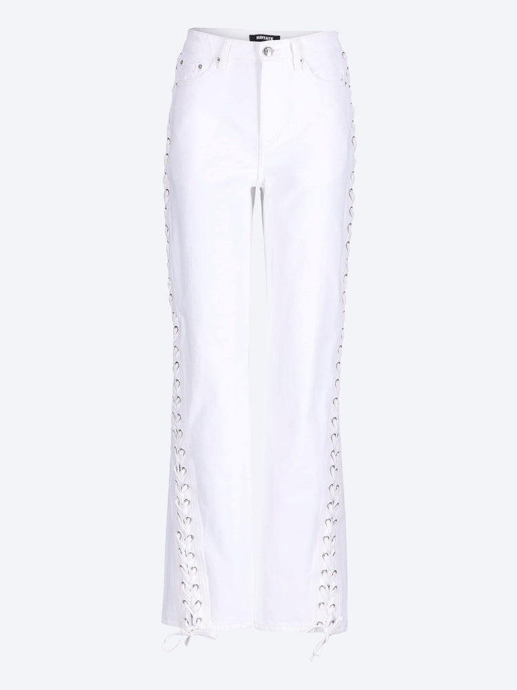 Loose fit laced jeans 1