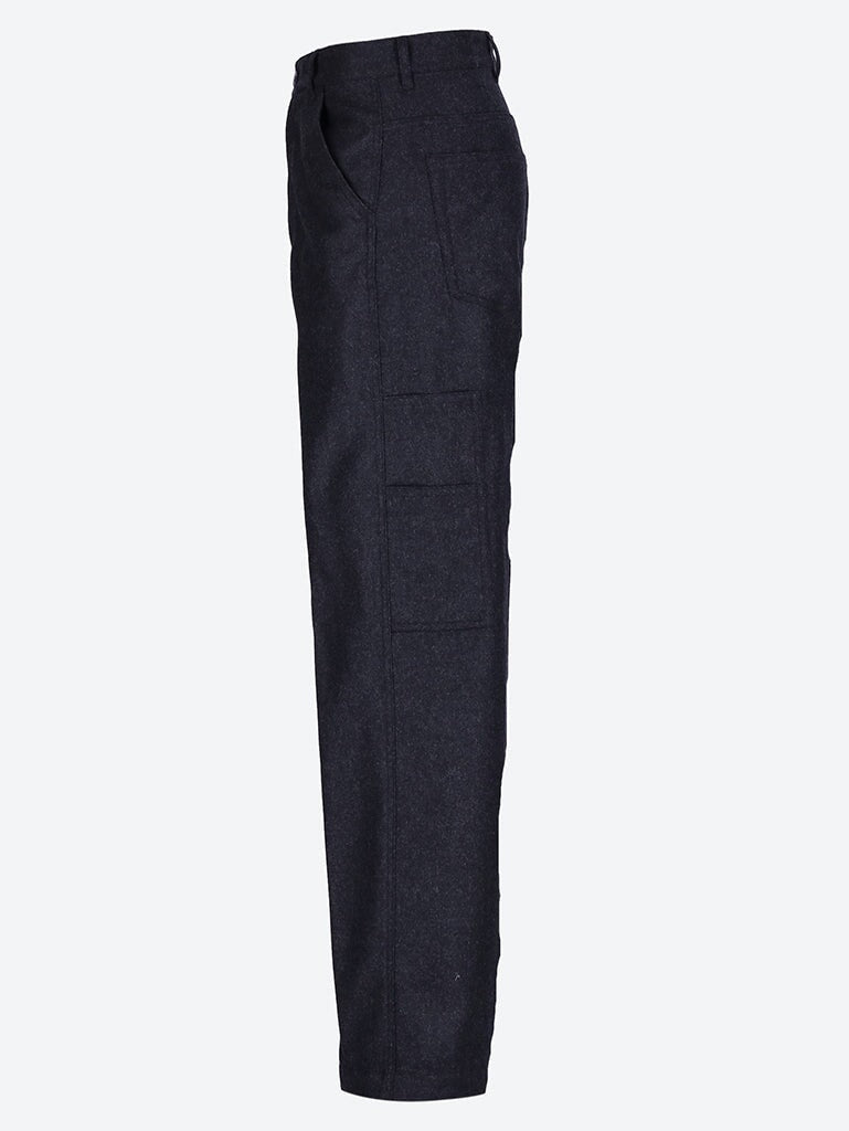 Pantalon de menuiserie à jambe large en vrac 2