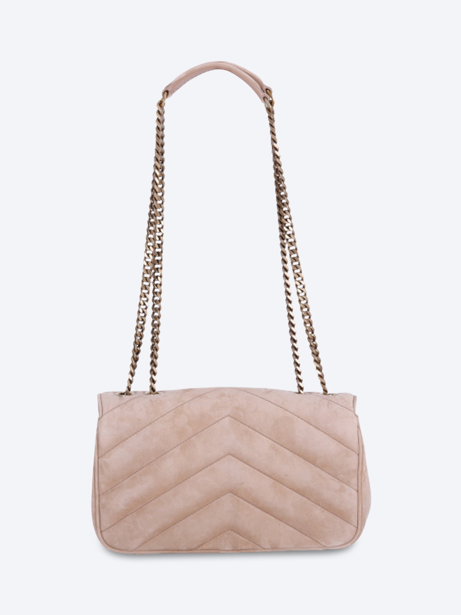 Loulou small suede shoulder bag 4