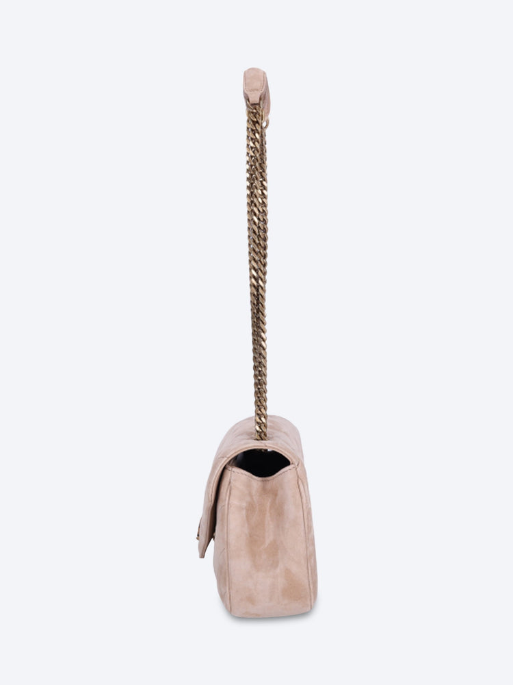 Loulou small suede shoulder bag 3