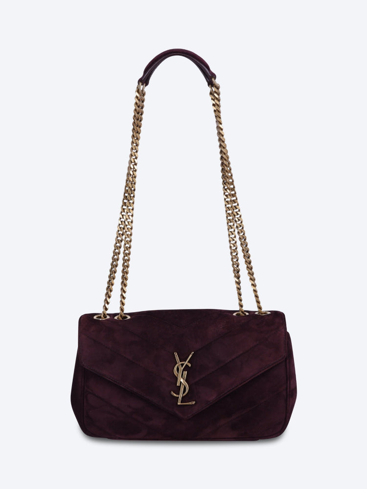 Petit sac porté épaule en daim Loulou 1