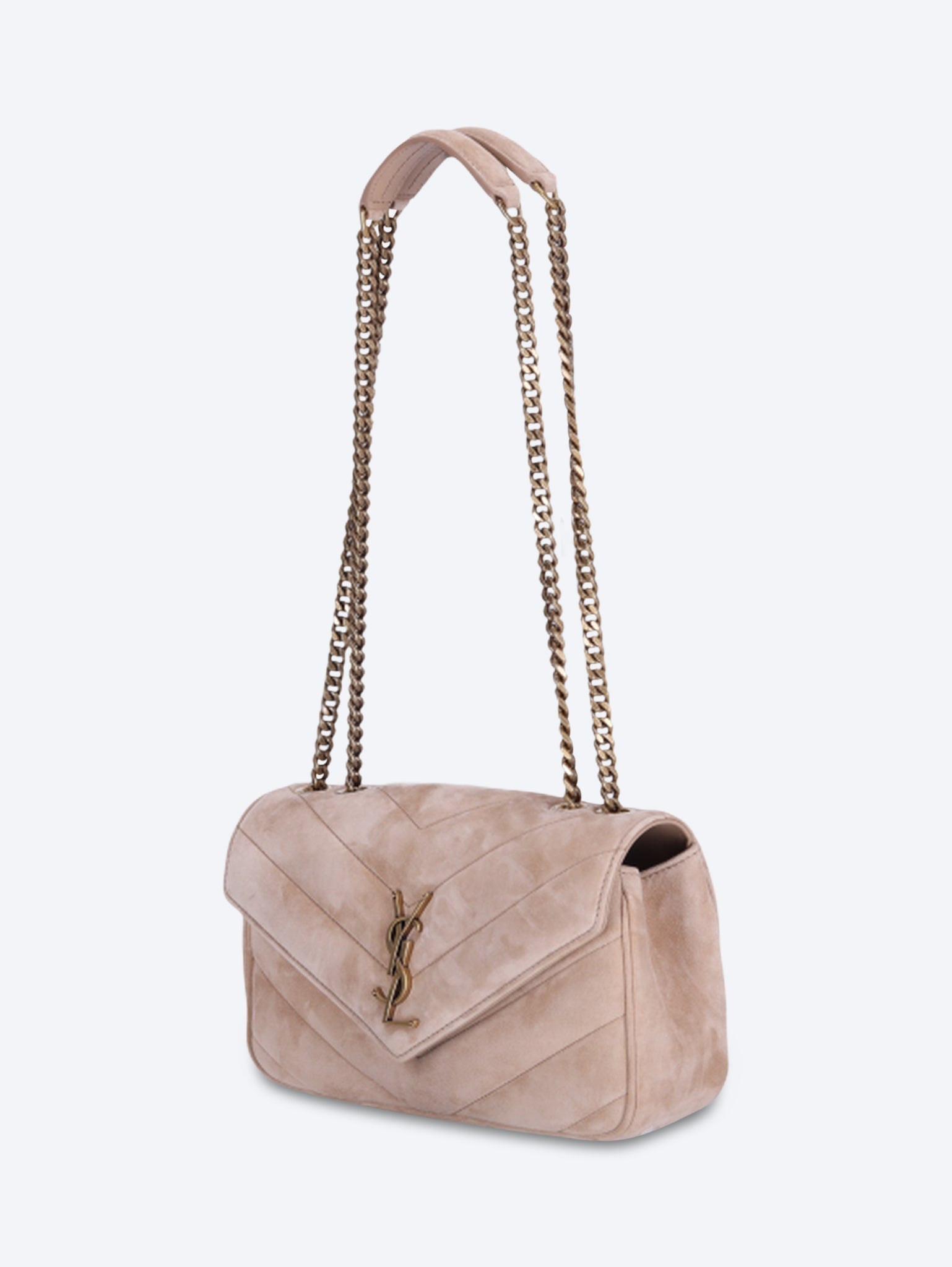 Loulou small suede shoulder bag 2