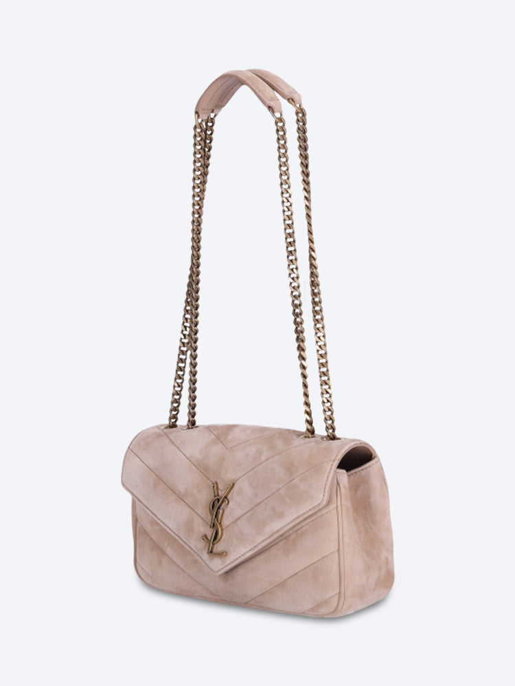Loulou small suede shoulder bag 2