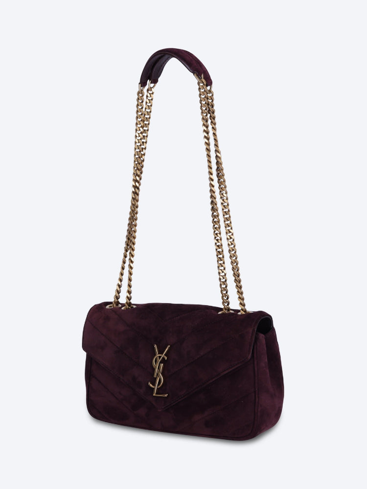 Loulou small suede shoulder bag 2