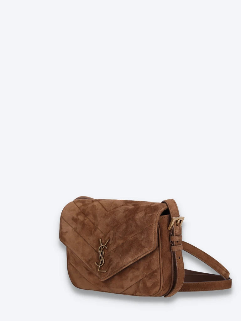 Loulou toy suede shoulder bag 2