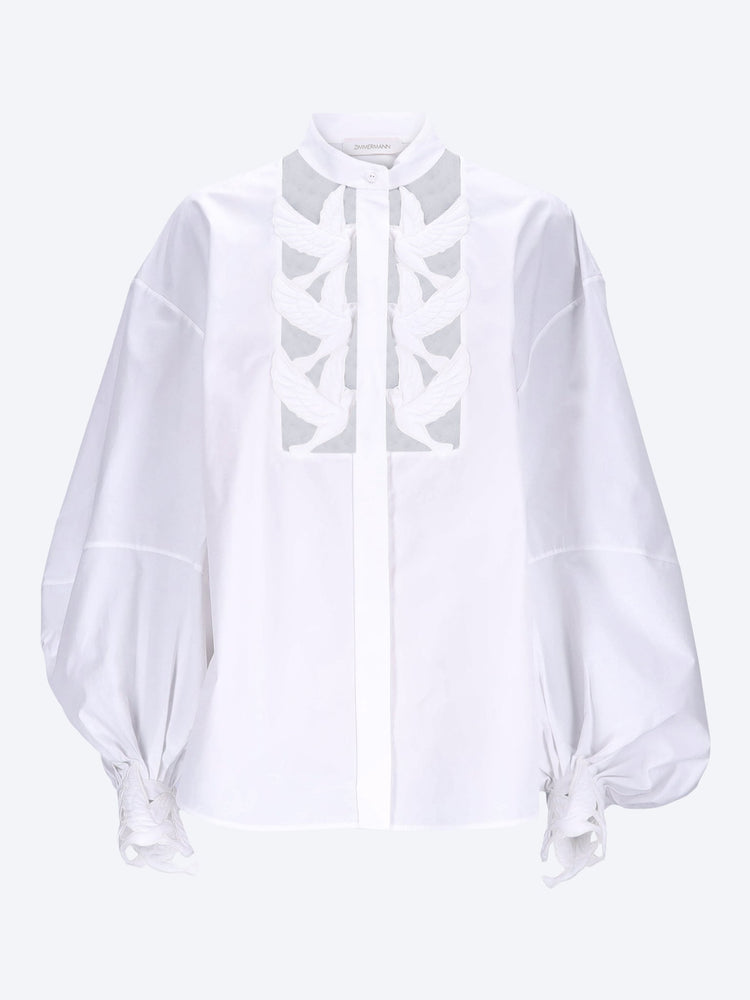 Luna applique blouse top 1