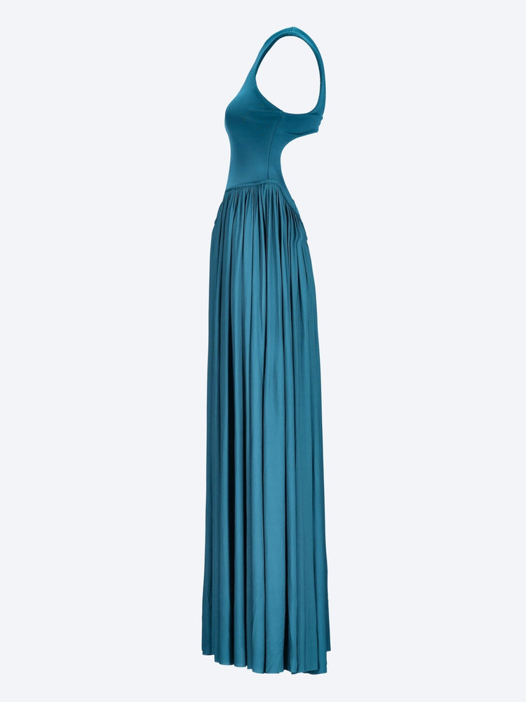 Luna asymmetric jersey dress 2