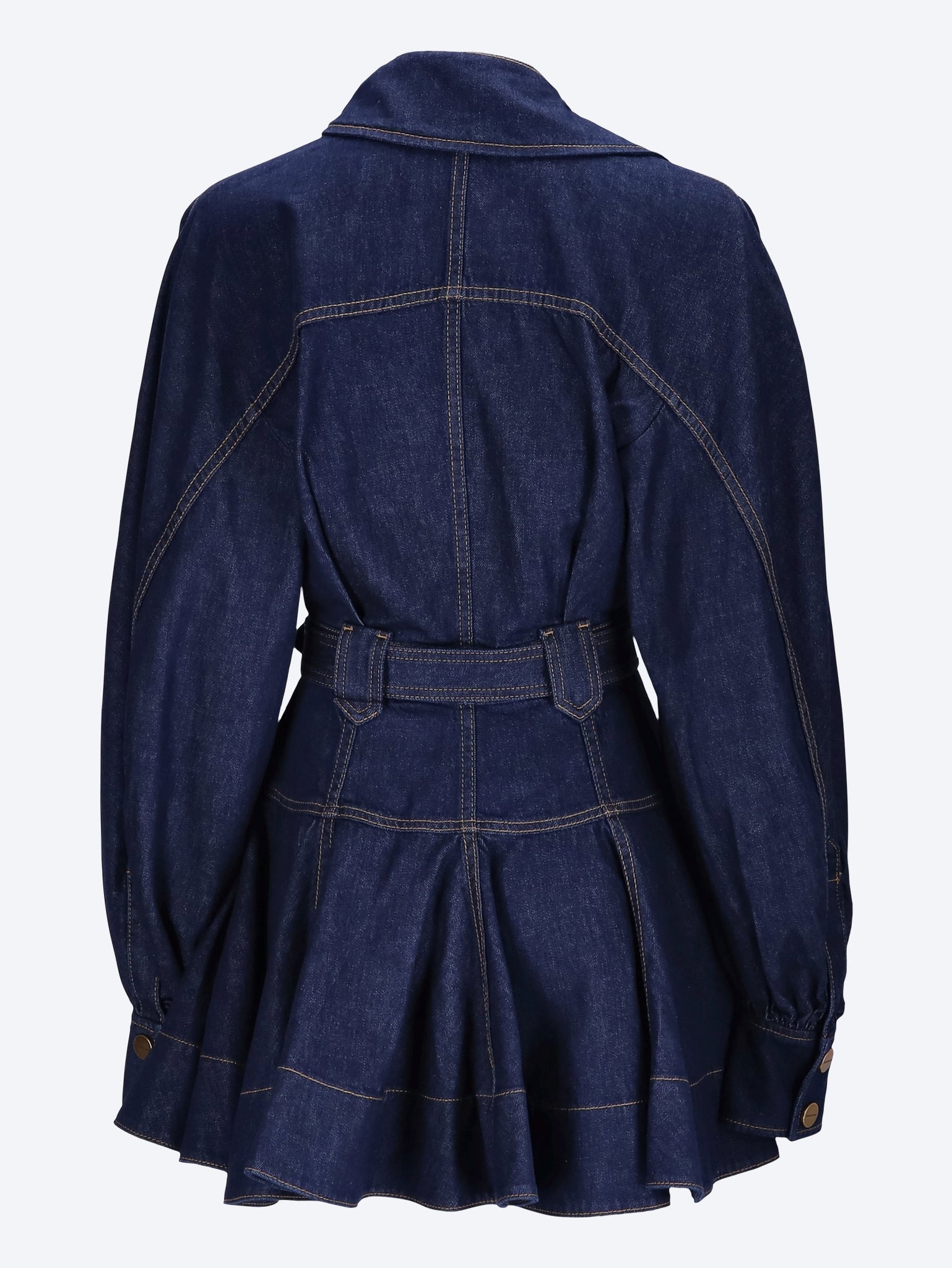 Luna denim utility mini dress 3