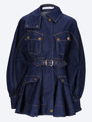 Luna denim utility mini dress ref: