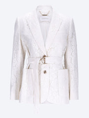 Luna lace belted blazer ref: