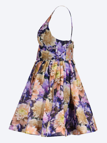 Luna v neck mini dress