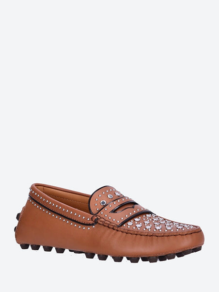 Macro rubber loafers