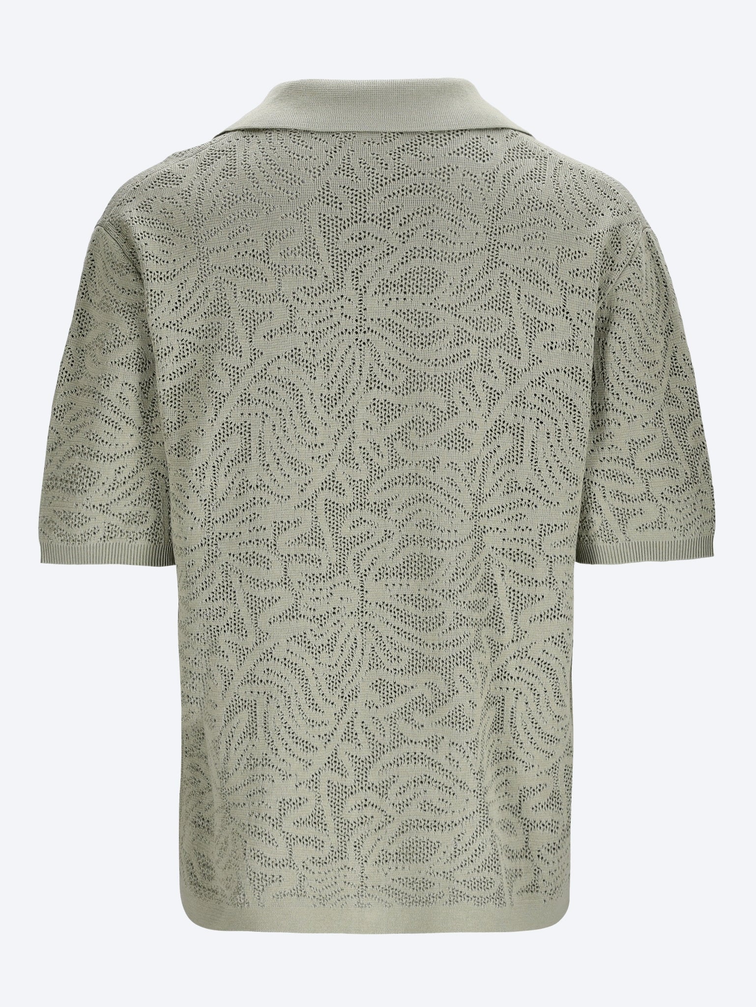 Maille dentelle shirt cardigan 2