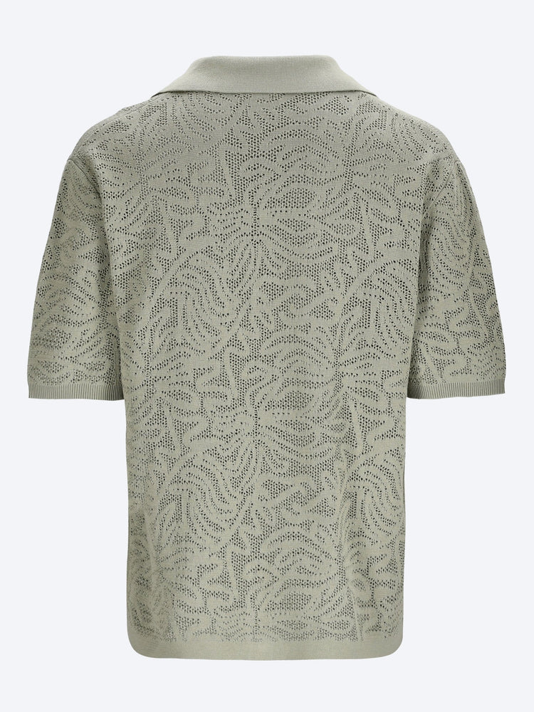 Maille dentelle shirt cardigan 2