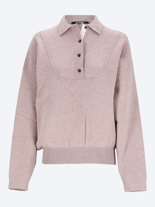  Maille vareuse pallone sweatshirt WOMEN-CLOTHING SWEATSHIRTS JACQUEMUS SMETS