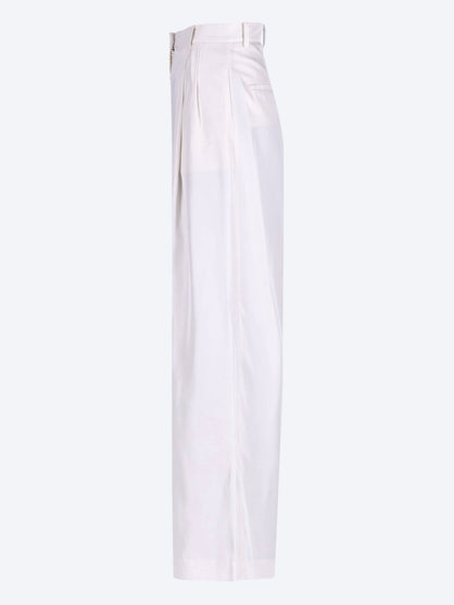 Marfa fluid twill pleated pants